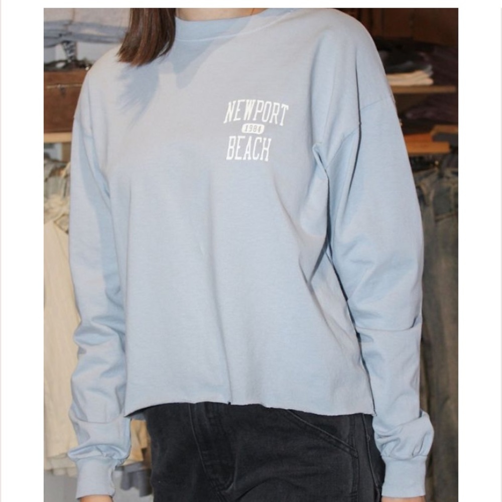 Brandy Melville Newport Beach 1984 100% cotton long sleeve